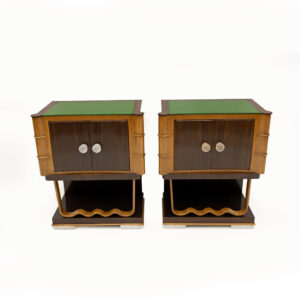 Walnut Nightstands Atelier Borsani Varedo
