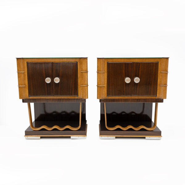 Walnut Nightstands Atelier Borsani Varedo - Image 3