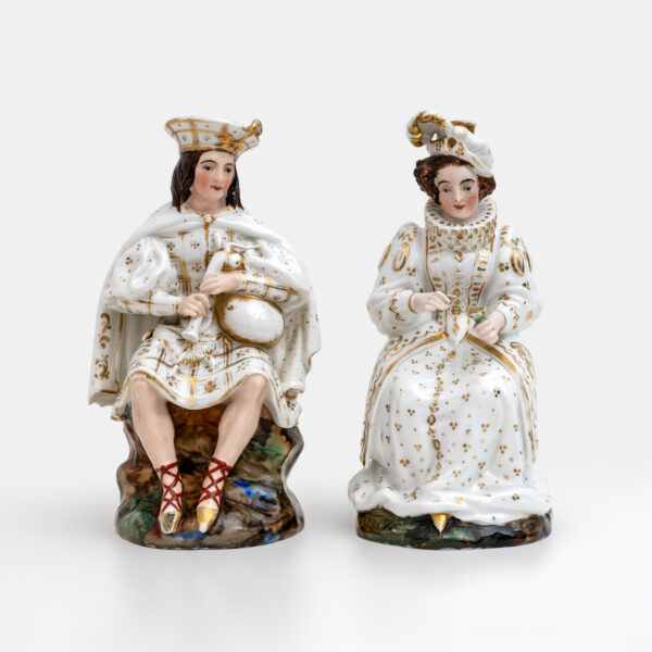 Mid-19th Century French Perfume Holder Figures Jacob Petit