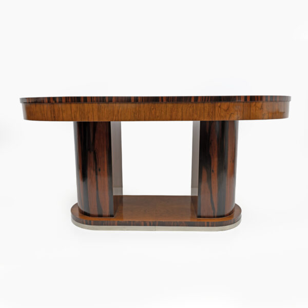 Art Deco Italian Walnut Dining Table 1940s - Image 2