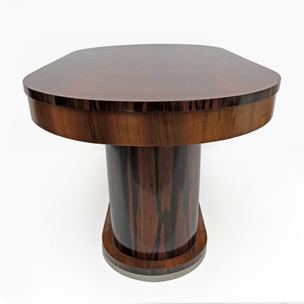 Art Deco Italian Walnut Dining Table 1940s - Image 6