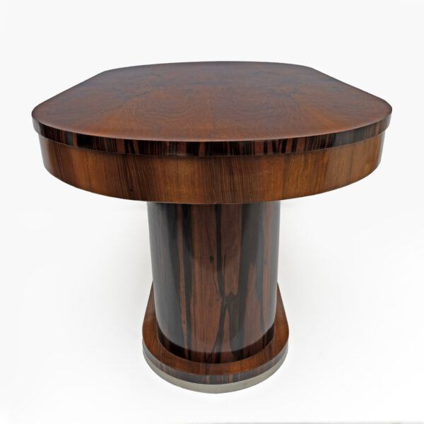 Art Deco Italian Walnut Dining Table 1940s - Image 4