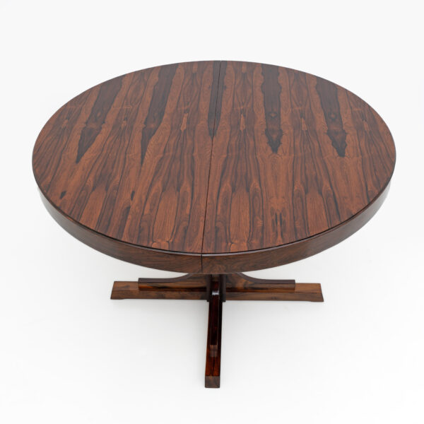 Gianfranco Frattini Style Italian Round Dining Table 1970s - Image 2