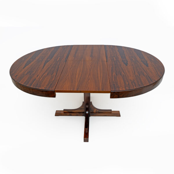 Gianfranco Frattini Style Italian Round Dining Table 1970s - Image 5