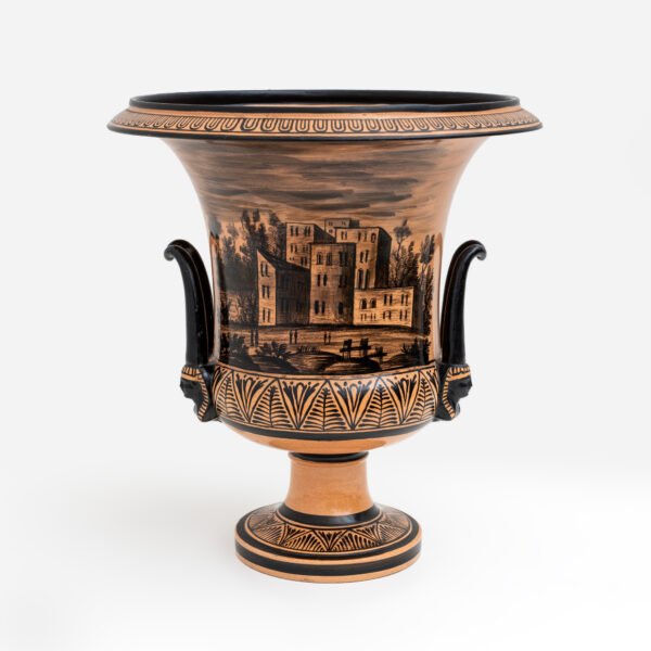 Giustiniani Manufacture Earthenware Crater Vase, Naples - Image 4