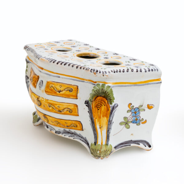 Shaped Planters "Commode" France Nevers Manufacture 1760 - Image 11