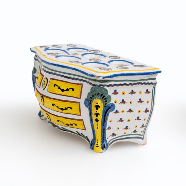 Shaped Planters "Commode" France Nevers Manufacture 1760 - Image 14