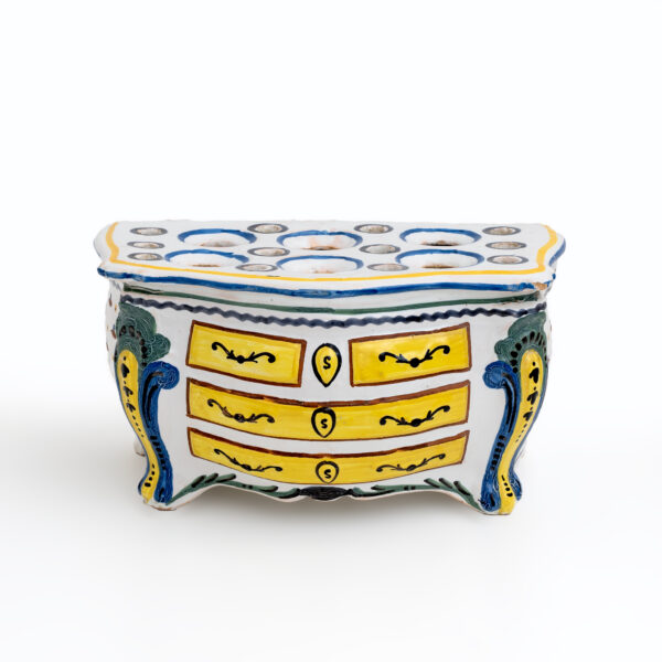 Shaped Planters "Commode" France Nevers Manufacture 1760 - Image 5