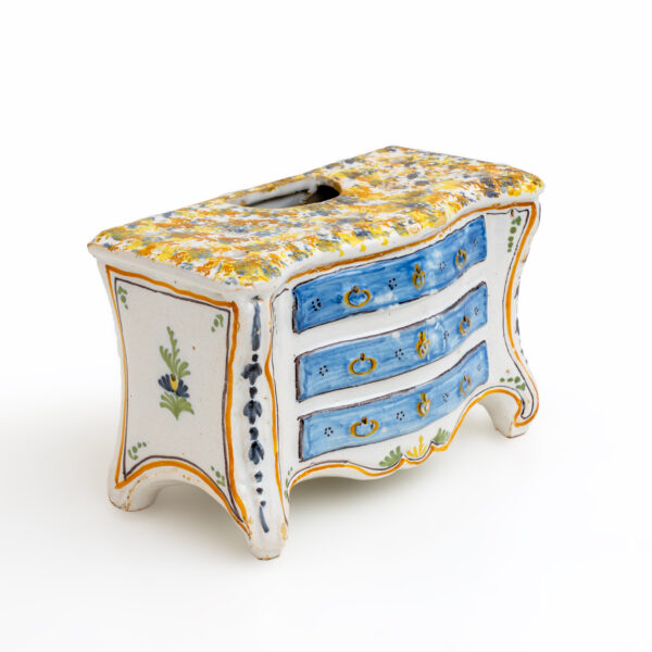 Shaped Planters "Commode" France Nevers Manufacture 1760 - Image 6
