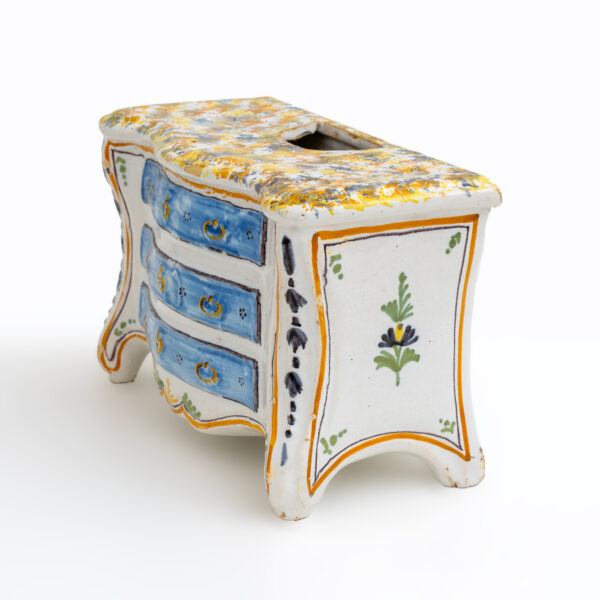 Shaped Planters "Commode" France Nevers Manufacture 1760 - Image 8