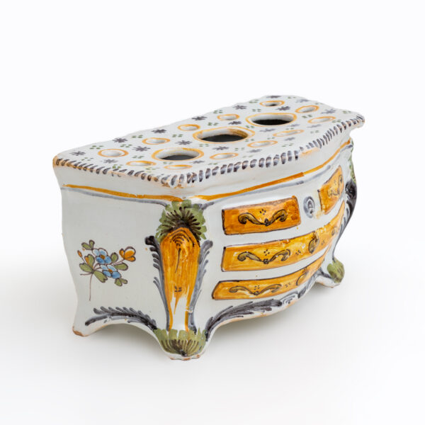 Shaped Planters "Commode" France Nevers Manufacture 1760 - Image 9