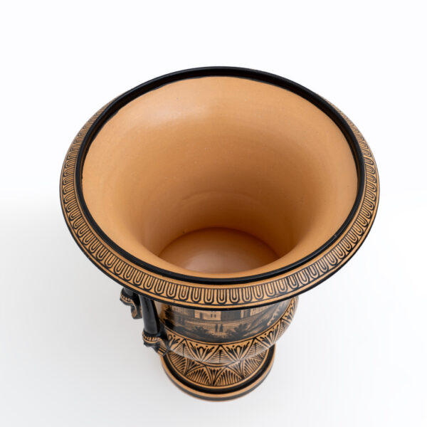 Giustiniani Manufacture Earthenware Crater Vase, Naples - Image 5