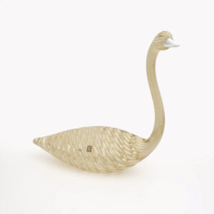 Licio Zanetti Murano Blown Glass Swan