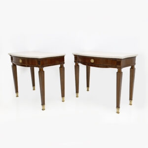 Pair of Neoclassical Style Night Stands