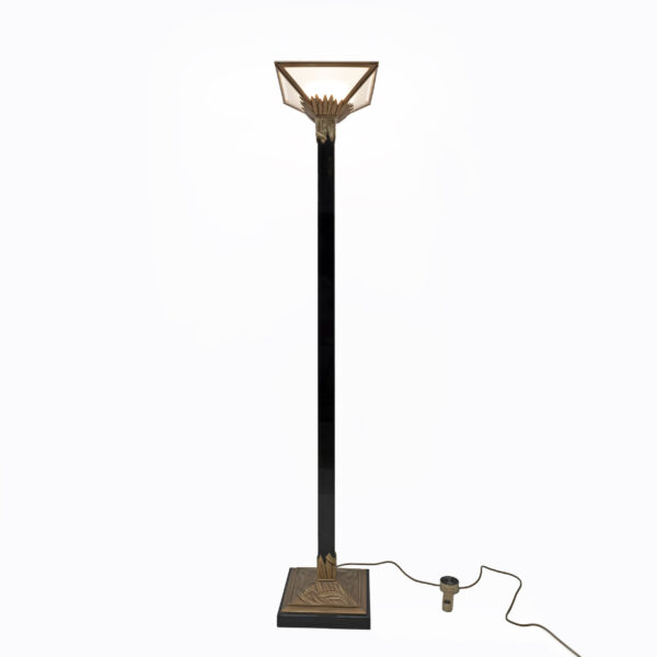 Gianfranco Frattini Art Deco Style Italian Floor Lamp, 1970s - Image 4