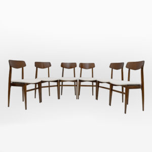 Set of Six Dining Chairs, Denmark, 1960s