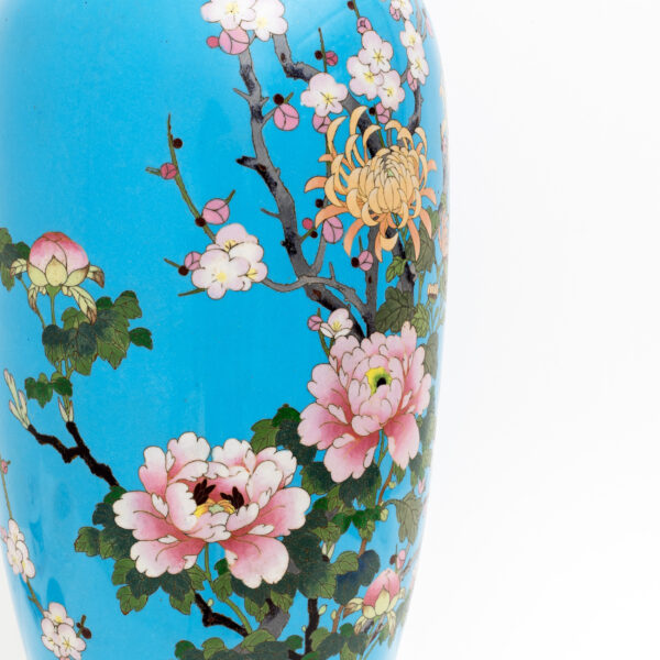 Large Japan Vase "Cloisonne" Meiji Period - Image 4