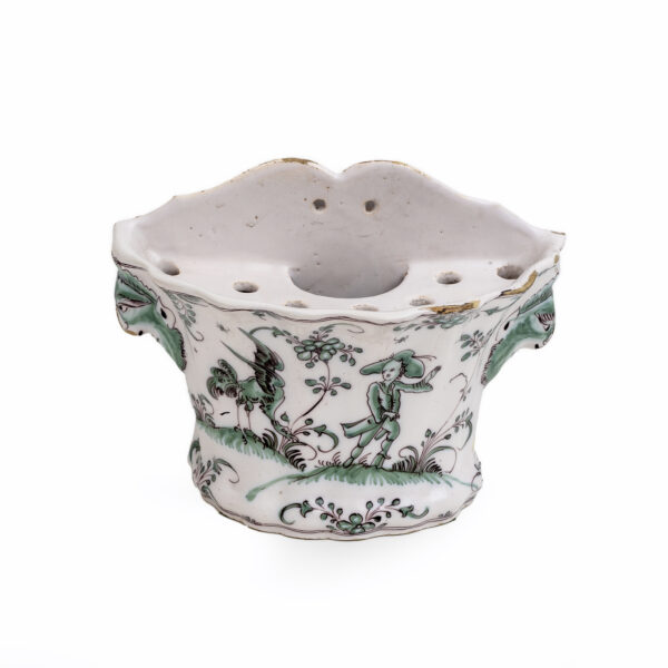 18th Century France Majolica Planters Moustiers Manufactory - Image 4