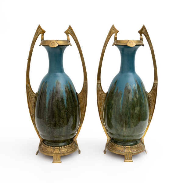 Art Nouveau Jugendstil Vases Otto Eckman Style, 1900s - Image 4