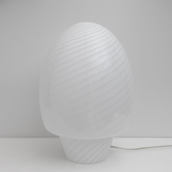 Venini Style Italian Murano Glass Mushroom Table Lamp, 1970s - Image 5