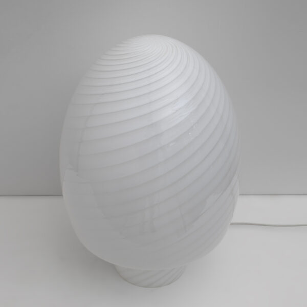 Venini Style Italian Murano Glass Mushroom Table Lamp, 1970s - Image 2