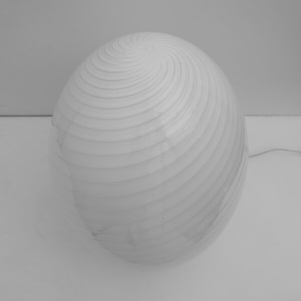 Venini Style Italian Murano Glass Mushroom Table Lamp, 1970s - Image 6