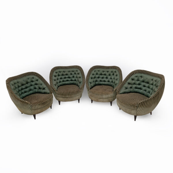Gio Ponti Armchairs for Casa e Giardino, 1940s