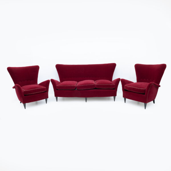 Gio Ponti Italian Sofa from Hotel Bristol Merano, 1950s - Image 9
