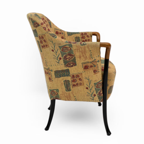 Pair of Giorgetti Italian Armchairs "Progetti", 1980s - Image 8