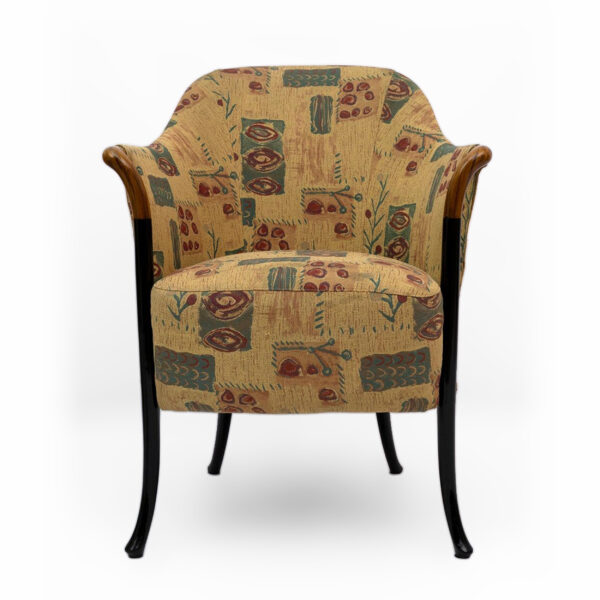 Pair of Giorgetti Italian Armchairs "Progetti", 1980s - Image 3