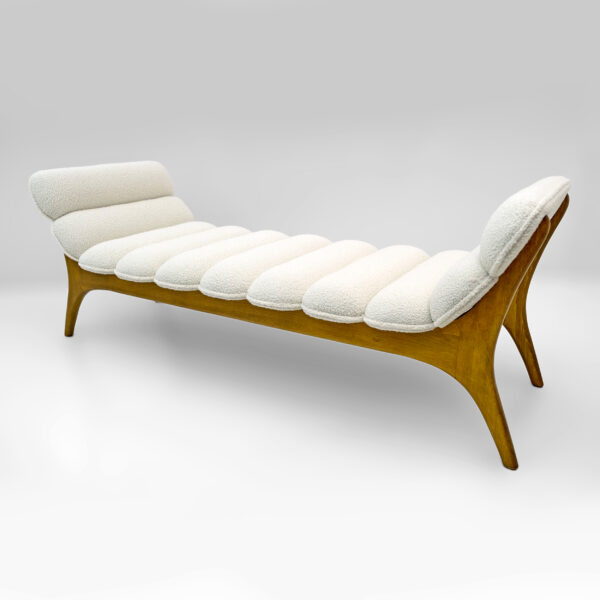 Adrian Pearsall Walnut Chaise Lounge by Craft Associates - Image 4
