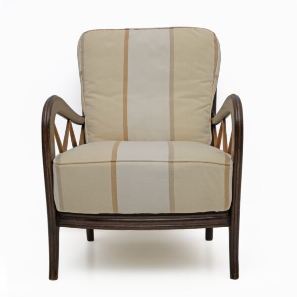 Pair of Paolo Buffa Italian Walnut Armchairs, 1950s - Image 4