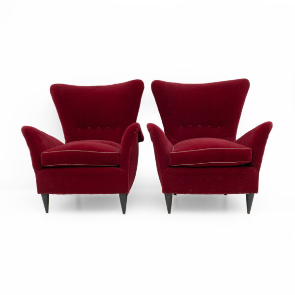 Gio Ponti Italian Lounge Armchair from Hotel Bristol Merano, 50s - Image 2