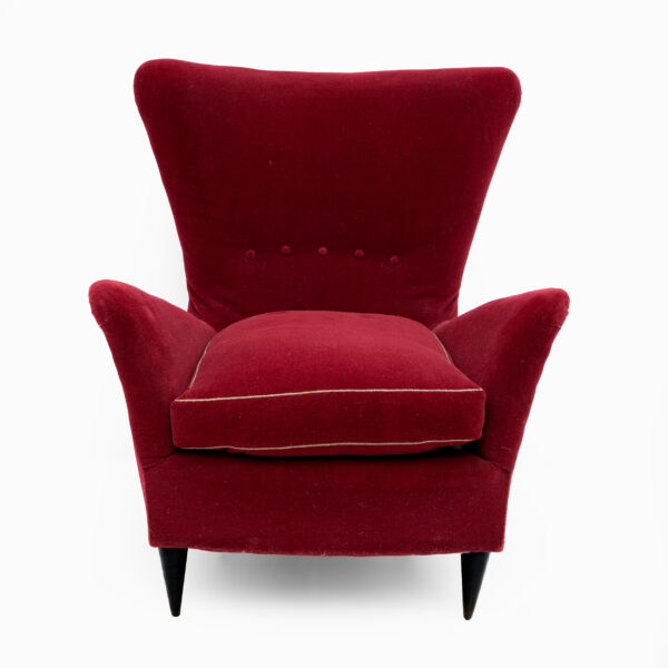 Gio Ponti Italian Lounge Armchair from Hotel Bristol Merano, 50s - Image 3