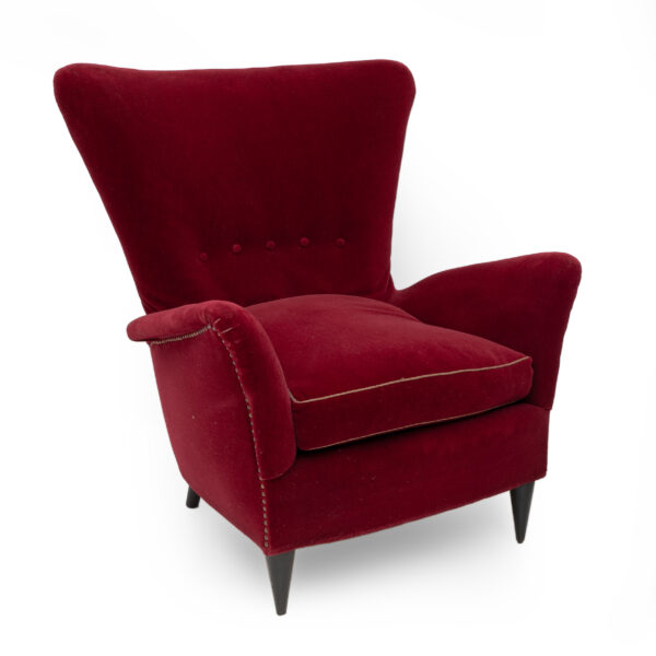 Gio Ponti Italian Lounge Armchair from Hotel Bristol Merano, 50s - Image 4
