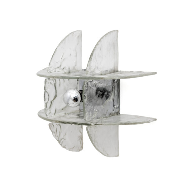 Pair of Carlo Nason Murano Glass Sconces for Mazzega - 1970s - Image 2