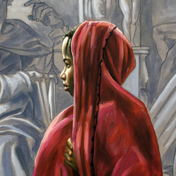 Oil on Canvas by Ali Hassoun, year 2003 - Image 4