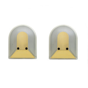 Pair of Sconces "Tesi" by Roberto Fiorato for Prisma, 80s