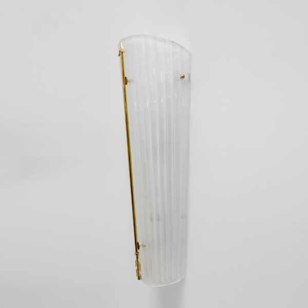 Pair of Italian Murano Glass and Brass Sconces - Image 8