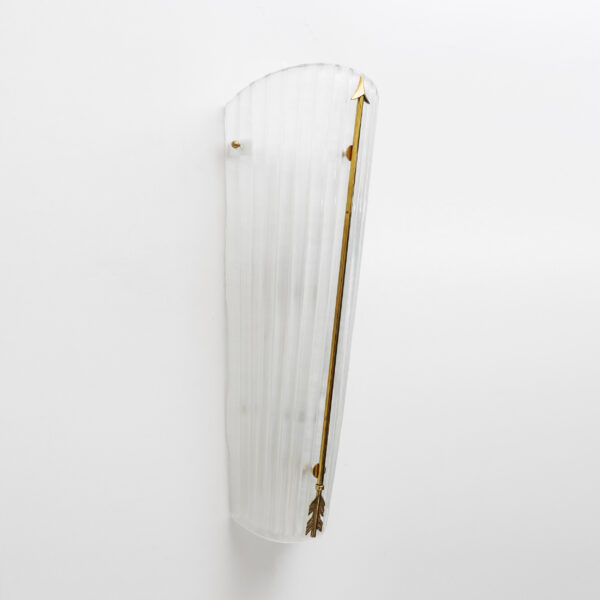 Pair of Italian Murano Glass and Brass Sconces - Image 6