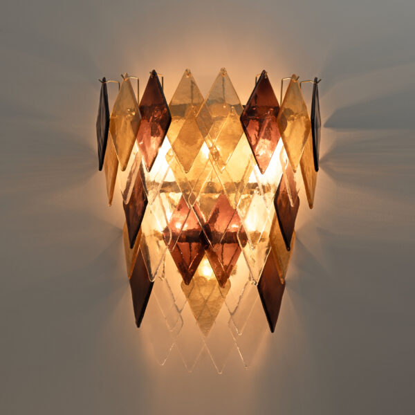 Pair of Modern Italian Murano Glass Sconces - Image 6