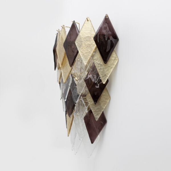Pair of Modern Italian Murano Glass Sconces - Image 4