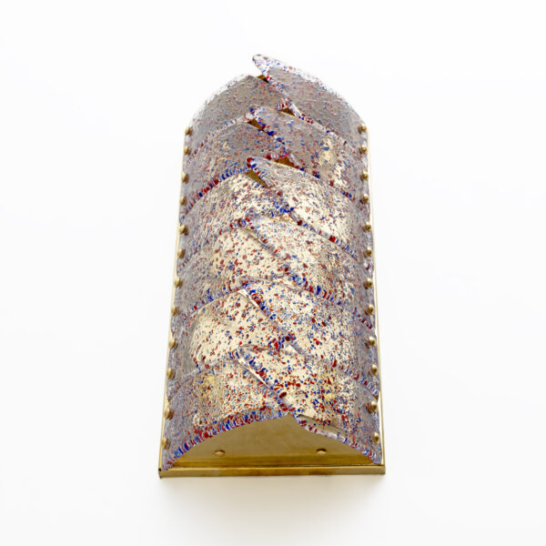 Pair of Italian Murano Glass and Brass Sconces - Image 7