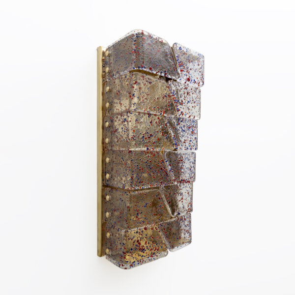 Pair of Italian Murano Glass and Brass Sconces - Image 6