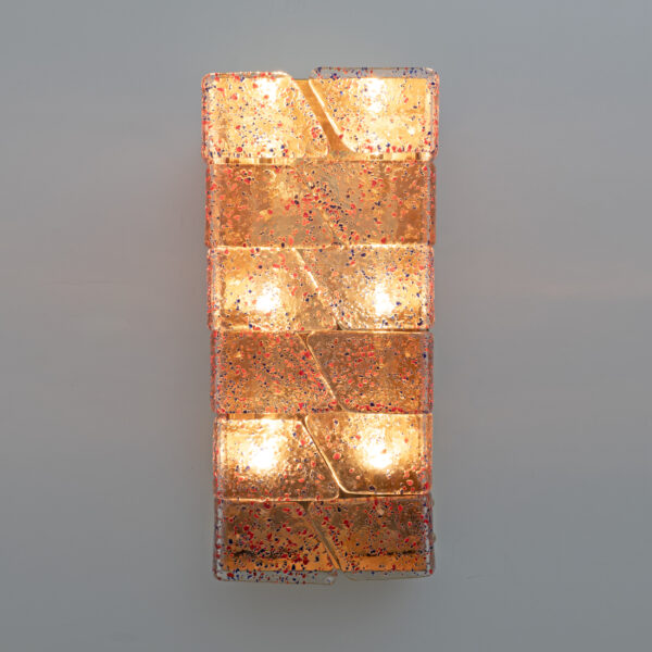 Pair of Italian Murano Glass and Brass Sconces - Image 7