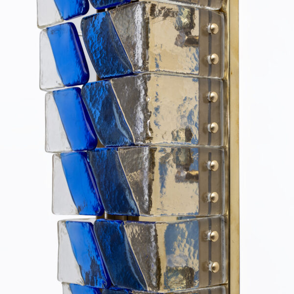 Pair of Italian Murano Glass and Brass Sconces - Image 7