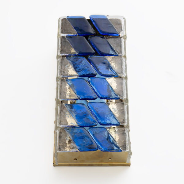 Pair of Italian Murano Glass and Brass Sconces - Image 5