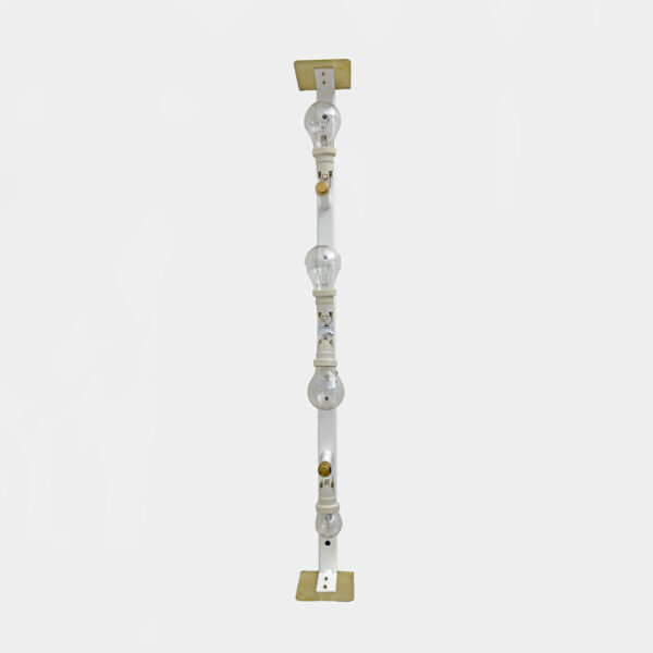 Pair of Brass and Textured Murano Glass Sconces - Image 10