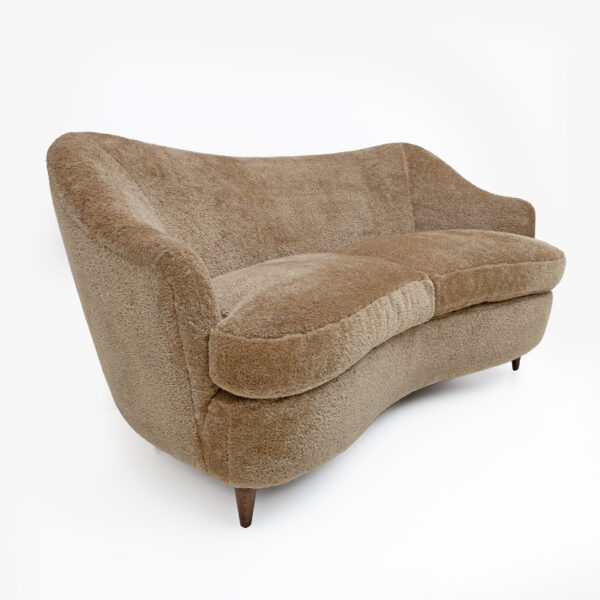 Attributed Gio Ponti Italian Sofa for Casa E Giardino, 1930s - Image 4