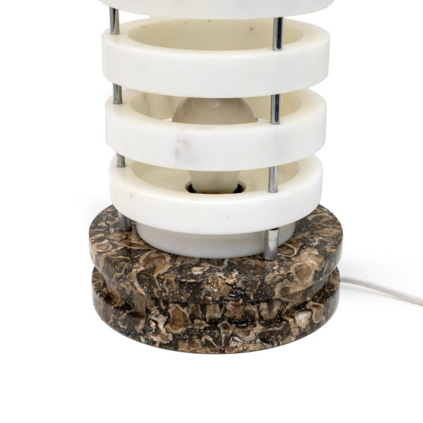 Mid-century Modern Italian Marble Table Lamp, 1960s - Image 4
